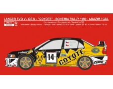 Transkit – Mitsubishi Lancer Evo V Gr.N - Coyote rally team 1999